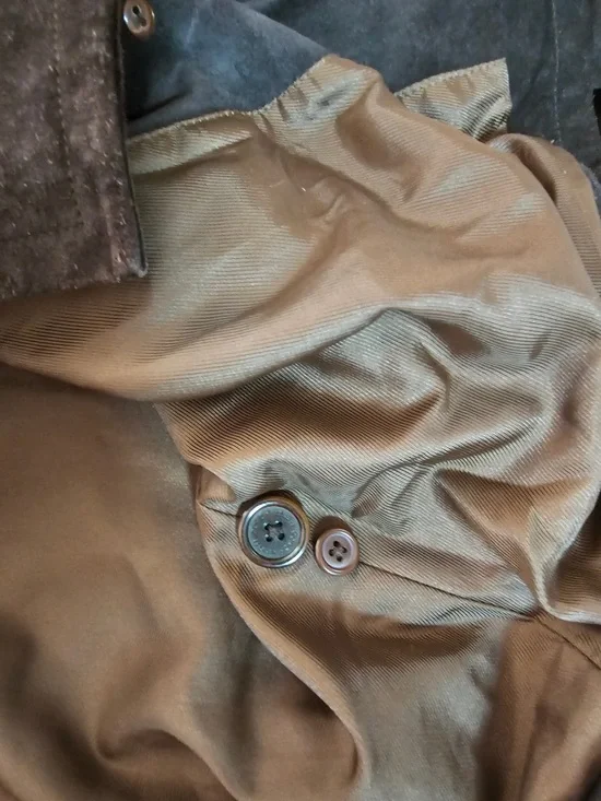 Coach Vintage Suede Leather Jacket Brown Button Front Women’s XS Lined STUNNING - Picture 10 of 10